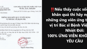 100% ứng viên tuyển bác sĩ ở Bệnh Nhiệt đới TP.HCM đều trượt: Tiêu chí khó đến mức ai cũng ‘phát sợ’