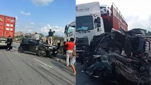 Thông tin mới vụ tai nạn liên hoàn 6 xe trên cao tốc Mai Sơn - hầm Tam Điệp, thiệt hại nặng