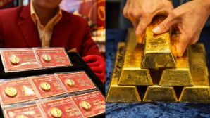 Giá vàng hôm nay (trưa 24/3) biến động: SJC vượt 167 triệu/lượng, vàng thế giới giảm, chênh lệch duy trì mức cao