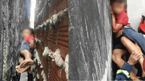 Cảnh bé trai rơi từ mái nhà xuống, mắc kẹt giữa 2 bức tường: Nguyên nhân vụ việc? Tình hình cháu bé?