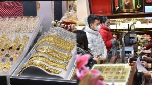 Giá vàng hôm nay (trưa 25/3) chạm mốc mới: SJC 9999 và vàng nhẫn cùng đi lên, chênh lệch với thế giới ra sao?