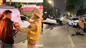 Nguyên nhân ban đầu vụ ô tô Lexus gây tai nạn liên hoàn ở Hà Nội: Hé lộ lời khai và kết quả nồng độ cồn