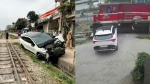 Diễn biến ô tô bị tàu hỏa đâm khi băng qua đường sắt ở Bắc Ninh: Hé lộ kết quả nồng độ cồn của tài xế