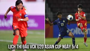 Lịch thi đấu VCK U20 Asian Cup 2026 ngày 5/4: Bất ngờ xuất hiện; ĐT Việt Nam hết hy vọng đi tiếp?