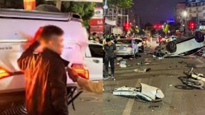 Diễn biến mới vụ xe Lexus tông liên hoàn 5 ô tô ở Hà Nội, tài xế đối mặt trách nhiệm pháp lý