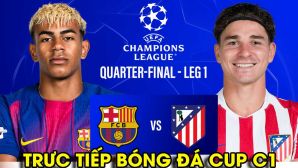 Trực tiếp bóng đá Barca vs Atletico Madrid 2oh00 ngày 9/4 - Link xem Cúp C1 Champions League FullHD