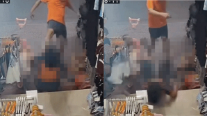 Phẫn nộ vụ người đàn ông xông vào cửa hàng đá thẳng vào mặt người phụ nữ đang trông con nhỏ