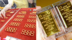 Giá vàng hôm nay đồng loạt 'rơi thẳng': Bảng giá vàng miếng SJC và nhẫn trơn, 2 thương hiệu 'vênh' khác thường