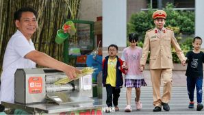 Trung tá CSGT bán nước mía để có thêm thu nhập ai ngờ lại nổi tiếng, thú nhận ‘ở nhà vẫn bị vợ mắng’