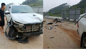 Công bố nguyên nhân vụ thiếu tá công an tử vong sau khi ô tô tông rào chắn cao tốc Nội Bài - Lào Cai