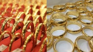 Giá vàng hôm nay (chốt phiên 22.4): Vàng SJC, nhẫn 9999 cùng giảm, thị trường chờ tín hiệu từ Trung Đông