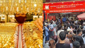 Giá vàng hôm nay 23/4: Bảng giá vàng miếng SJC vàng nhẫn 9999 đồng loạt 'thụt lùi', thị trường giảm sâu hiếm có