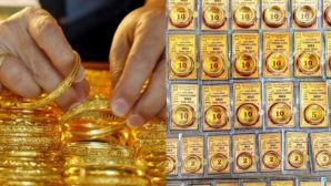 Giá vàng hôm nay (chiều 24/4): Vàng SJC, nhẫn 9999, DOJI, PNJ giảm 500.000 đồng, thế giới biến động bất thường 