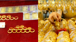 Giá vàng hôm nay 28/4: Bảng giá vàng miếng SJC vàng nhẫn 9999 cùng 'treo đỉnh lịch sử', thị trường phức tạp trước lễ