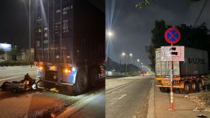 Danh tính người đàn ông tử vong sau va chạm xe đầu kéo dừng bên đường, hiện trường vụ việc gây chú ý 