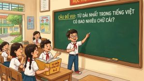 Từ dài nhất trong tiếng Việt có mấy chữ cái? 
