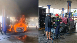 Hé lộ danh tính tài xế và nạn nhân vụ cháy ô tô ở cây xăng Đà Nẵng, người mẹ gào khóc cầu xin cứu con