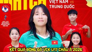 Kết quả, tỷ số U17 Việt Nam vs U17 Trung Quốc hôm nay 4/5 - VCK U17 châu Á 2026: Chênh lệch đẳng cấp