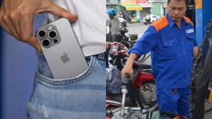 Bảng giá xăng dầu sáng nay 14/5: Xăng RON95 giảm 9.000 từ đỉnh rẻ như bèo. iPhone 16 Pro giá có giảm?