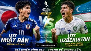 TRỰC TIẾP bóng đá U17 Nhật Bản vs U17 Uzbekistan - VCK U17 châu Á 2026 - Link trực tiếp U17 Nhật Bản