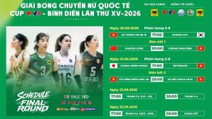 Xem trực tiếp bóng chuyền Cúp VTV9 - Bình Điền 2026 ở đâu, kênh nào? Link trực tiếp bóng chuyền nữ