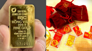 Bảng giá vàng hôm nay 21/5: Vàng miếng SJC nhẫn 9999 vàng 24K 18K đồng loạt 'vọt tăng' đầu giờ chiều