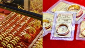 Giá vàng hôm nay (trưa 21/5): Vàng SJC ‘phá rào’, nhẫn 9999, 24K neo cao, áp lực từ giá vàng thế giới cực lớn