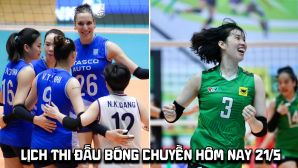 Lịch thi đấu bóng chuyền hôm nay 21/5: Hà Nội Tasco đại chiến Long An tại bán kết Cúp VTV9 Bình Điền 2026