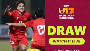 Xem trực tiếp bốc thăm U17 World Cup 2026 ở đâu, kênh nào? Link xem trực tiếp U17 Việt Nam World Cup