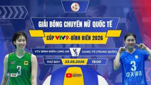 VTV trực tiếp bóng chuyền Cúp VTV9 Bình Điền 2026 hôm nay 23/5: VTV Bình Điền Long An đấu Giang Tô