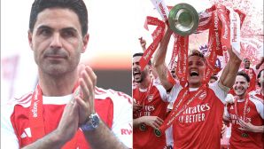 Arsenal vừa vô địch Ngoại hạng Anh, HLV Mikel Arteta bất ngờ 'gáy' trước thềm chung kết Cúp C1