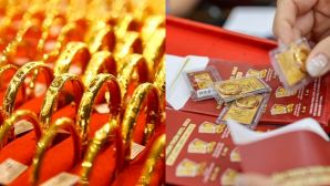 Giá vàng hôm nay (trưa 26/5): Vàng SJC, nhẫn 9999 lượn sóng, vàng thế giới chịu áp lực, nhiều người tranh thủ bán ra