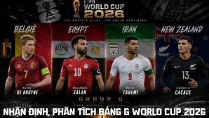 Nhận định, phân tích bảng G World Cup 2026: Iran ngáng chân 'thế hệ vàng' của ĐT Bỉ?
