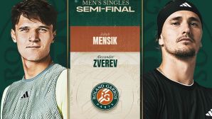 Lịch thi đấu tennis Bán kết Roland Garros 2026 hôm nay 5/6: Jakub Mensík đấu Alexander Zverev