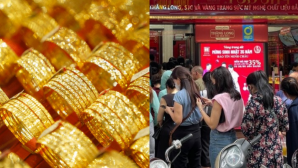 Giá vàng hôm nay chiều 5/6: Vàng miếng vàng nhẫn trơn 'thi nhau' lao dốc, giá cả nghịch lý hiếm thấy
