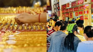 Giá vàng hôm nay chiều 9/6: Vàng miếng vàng nhẫn rẻ nhất từ đầu năm, cửa hàng tung chiêu 'hút khách'