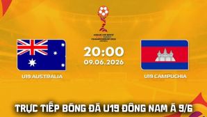 Link xem trực tiếp bóng đá U19 Australia vs U19 Campuchia 9/6: U19 Việt Nam vào bán kết U19 ĐNÁ?