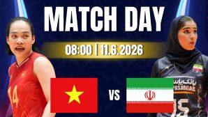 TRỰC TIẾP bóng chuyền Việt Nam vs Iran hôm nay 11/6 - Link xem trực tiếp bóng chuyền nữ AVC Cup 2026 mới nhất