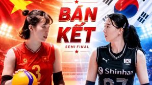 Lịch phát sóng Bán kết bóng chuyền nữ AVC Cup 2026 hôm nay 13/6 - Link xem trực tiếp tuyển Việt Nam đấu Hàn Quốc