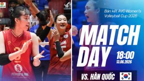 Lịch thi đấu bóng chuyền hôm nay 13/6 - Kênh phát sóng bóng chuyền nữ Việt Nam vs Hàn Quốc tại AVC Cup