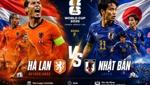 VTV trực tiếp bóng đá World Cup 2026 hôm nay 15/6 - Link xem trực tiếp Hà Lan vs Nhật Bản