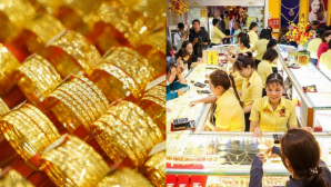 Giá vàng hôm nay 16/6 mới nhất: Vàng SJC nhẫn 9999 lại tăng, cửa hàng tung chiêu lạ, người mua cầm vàng giấy ra về