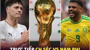 Trực tiếp bóng đá CH Séc vs Nam Phi, 23h ngày 18/6 - Link xem trực tiếp World Cup 2026 trên VTV3 HD