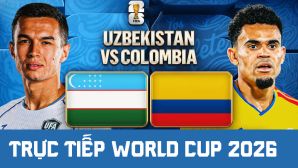 Link xem trực tiếp Uzbekistan vs Colombia hôm nay 18/6 - World Cup 2026: Ronaldo nhận tin dữ trên BXH?