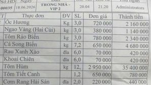 Chủ cửa hàng lên tiếng về hóa đơn hải sản hơn 50 triệu đồng, khách đăng bài có động thái lạ