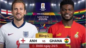Link xem TRỰC TIẾP bóng đá Anh vs Ghana 03h00 ngày 24/6 - VTV6 trực tiếp World Cup 2026 hôm nay