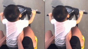 Diễn biến nóng vụ clip anh trai thản nhiên để em mới 2 tuổi cầm lái xe máy gây bức xúc dư luận