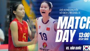 Link xem TRỰC TIẾP bóng chuyền nữ Việt Nam đấu Hàn Quốc - VCK U18 nữ châu Á 2026: Đôi công hấp dẫn?