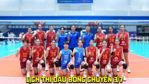 Lịch thi đấu bóng chuyền hôm nay 3/7 - Lịch trực tiếp bóng chuyền nữ U18 Việt Nam vs Ấn Độ