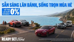 Ford Việt Nam và hệ thống đại lý hỗ trợ lãi suất cố định 0% trị giá lên đến 41 triệu đồng khi mua xe trong tháng 7/2026 